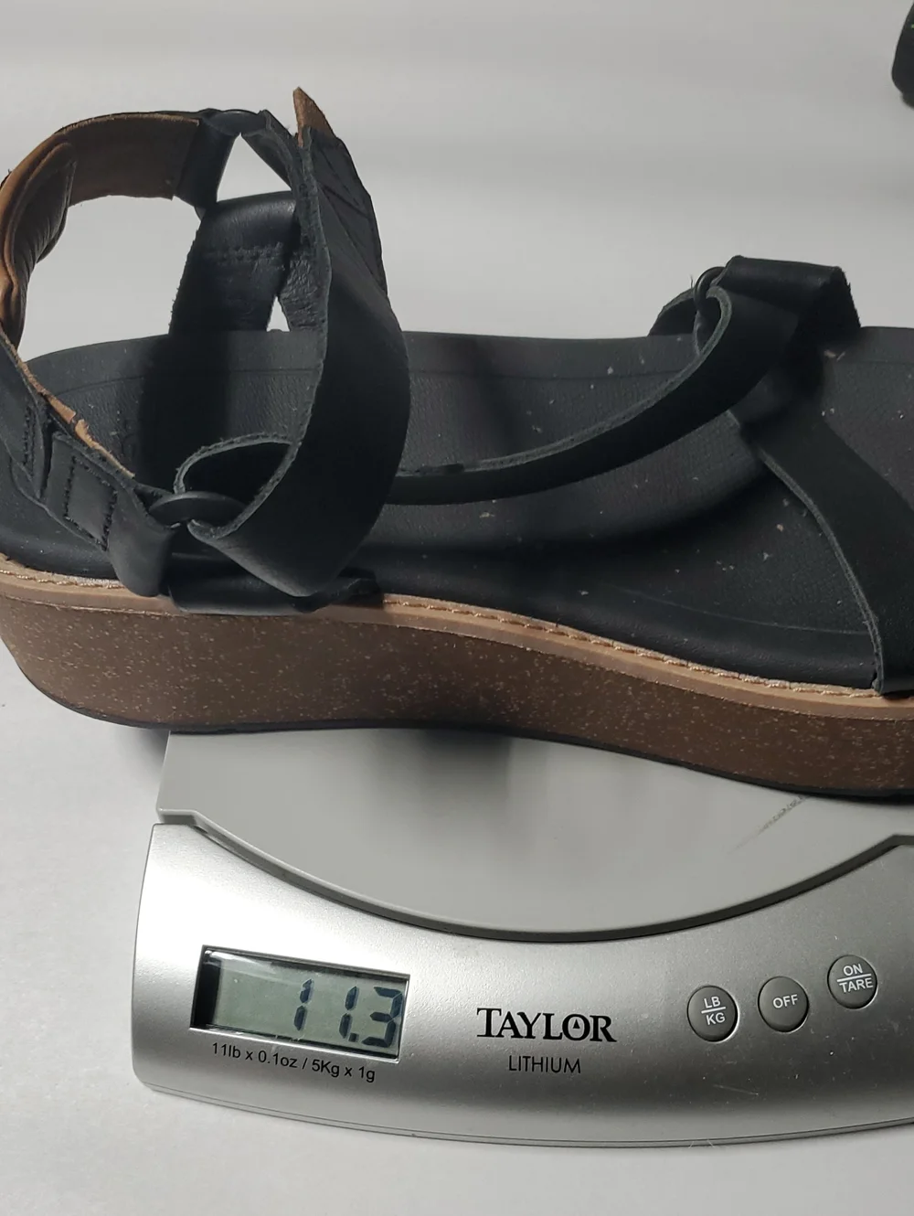 Teva Womens Madera Wedge Sandal Size 8.5 Black Platform